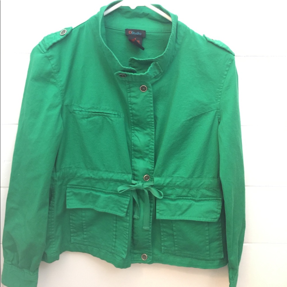 Dstudio light jacket. Green size small